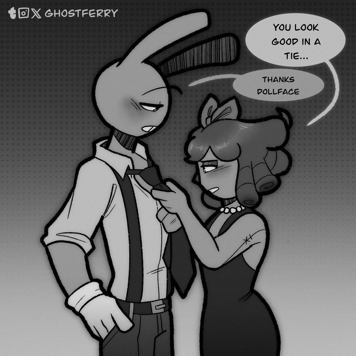 ghostferry_'s tweet image. I liked their bar outfits #TheAmazingDigitalCircus #jaxxragatha #ragathaxjax #bunnydoll