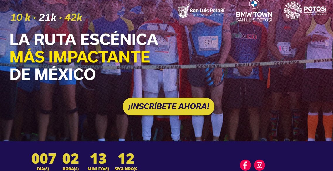 El próximo domingo inicia en la capital potosina la trilogía de 21k. 🏃🏻‍♂️🏃🏻‍♂️🏃🏻‍♂️ #Tangamanga #sanluispotosí #21km