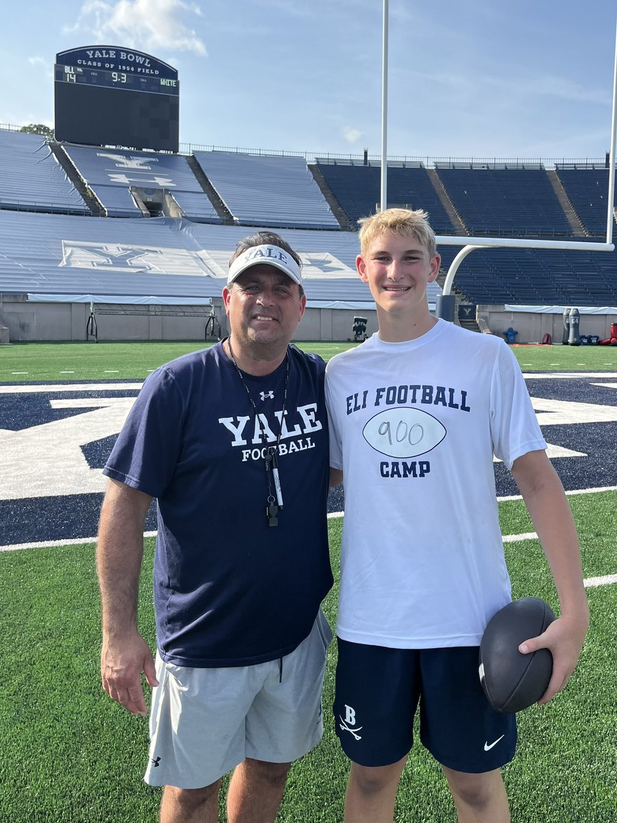 Jacob Lau (@jacoblau_fb) on Twitter photo Had a great day at <a href="/Yale/">Yale University</a> and <a href="/yalefootball/">Yale Football</a> Thanks for the coaching and tour of the facilities. Looking forward to coming up for a game this fall!
<a href="/CoachOstrowsky/">Chris Ostrowsky</a>
<a href="/CoachRenoYale/">Tony Reno</a>
<a href="/Yale/">Yale University</a>
<a href="/BPS_Football/">Berkeley Football</a>
<a href="/Brad_Mayes4/">Brad Mayes</a> Had a great day at <a href="/Yale/">Yale University</a> and <a href="/yalefootball/">Yale Football</a> Thanks for the coaching and tour of the facilities. Looking forward to coming up for a game this fall!
<a href="/CoachOstrowsky/">Chris Ostrowsky</a>
<a href="/CoachRenoYale/">Tony Reno</a>
<a href="/Yale/">Yale University</a>
<a href="/BPS_Football/">Berkeley Football</a>
<a href="/Brad_Mayes4/">Brad Mayes</a>