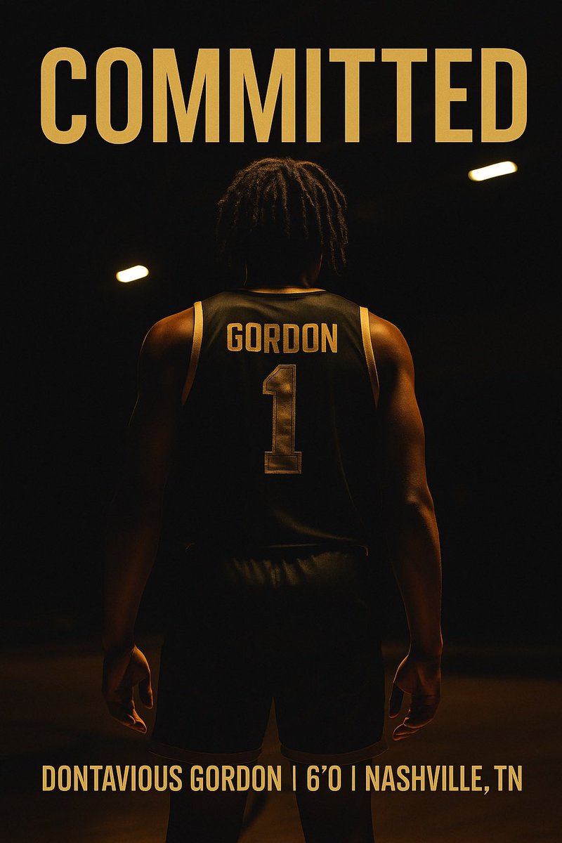 1000% COMMITTED
📍Nashville, TN | 6’0 of Heart &amp; Havoc 🖤💛

Back with a vengeance.
Dontavius Gordon is a crafty, scrappy, dynamic guard built from the grit of the city.
He’s bouncy off the floor, deadly in transition, and fearless in the lane.

Underrated? Maybe.
Undeniable?