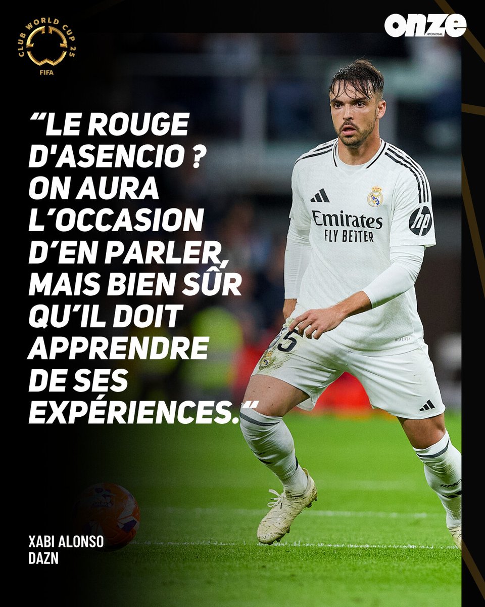 OnzeMondial's tweet photo. 🎙🟥 Xabi Alonso sur le rouge d'Asencio !
➡️ https://t.co/0jJAVq4by6
#RMAPAC #TakeItToTheWorld #FIFACWC https://t.co/FPwkJMtRRj