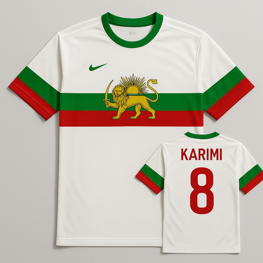 Iranian team #Soccer Jerseys leaked for 2026 <a href="/FIFAWorldCup/">FIFA World Cup</a> #usa