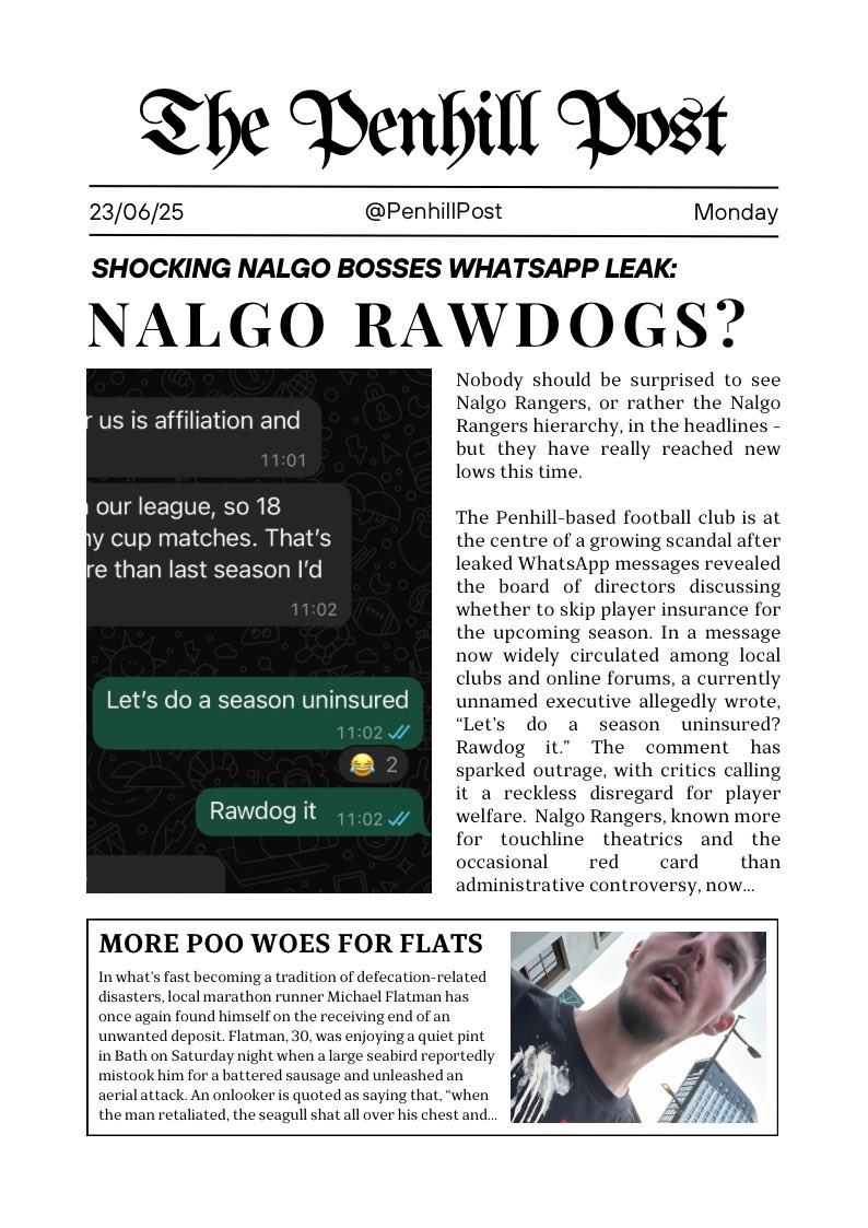 On tomorrow’s front page 📰