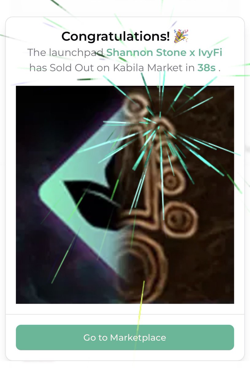 Congrats to everyone who managed to get an IvyFi Digital Sculpture by the talented <a href="/ShannonStoneArt/">Shannon Stone</a> / <a href="/Stonenft1/">Stonenft_/Epsilonartist</a>!

Gone in 38 seconds!