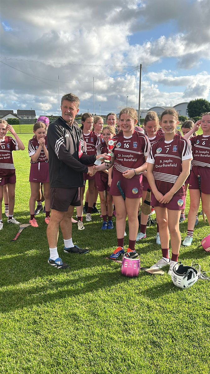 Well done to the u13a academy Camogie team for winning their county final today against their hosts Sixmilebridge.