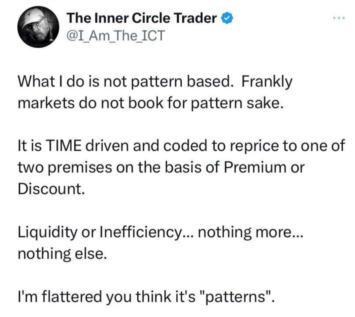 AKsJournal's tweet photo. Here’s one for you….

If you have identified the “draw on liquidity” aka the EQUAL HIGHS or LOWs…. 

Identify whether or not you’re in a discount or premium relative to what you’re aiming for. Don’t aim for equal highs in a premium or vice versa. Those are ENGINEERED HIGHS. Look to the downside and find out where it’s going first.

There’s a reason I speak about premium and discount a lot 👇🏼