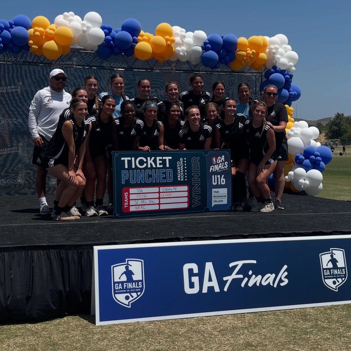 Right where we expected to be…
The 2009 GA have punched their ticket to the #GirlsAcademyLeague Finals July 10-13 in Richmond, VA following today’s 2-2 draw.
#GASummer | #LATDPElite
