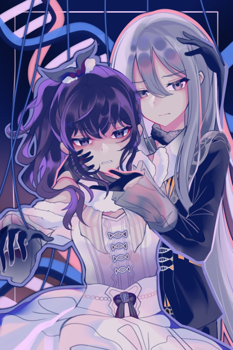 Lemoscifist's tweet photo. Day 3 ┊ DNA 🧬 #KanamafuWeek2025 #prsk_FA https://t.co/k9TtG8zTwG