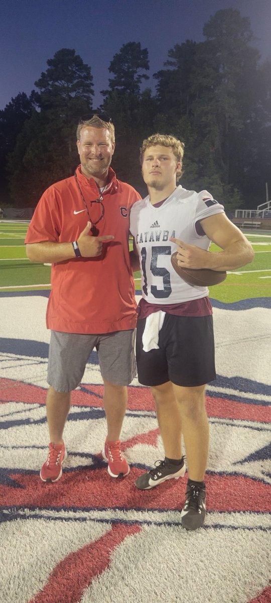 KaliszTrevor's tweet image. Had a great time at the @CatawbaFootball camp! Had some good conversations with coaches! @SwampFoxesFB @JSoftcheck @tyhaines16 @CoachVellucci