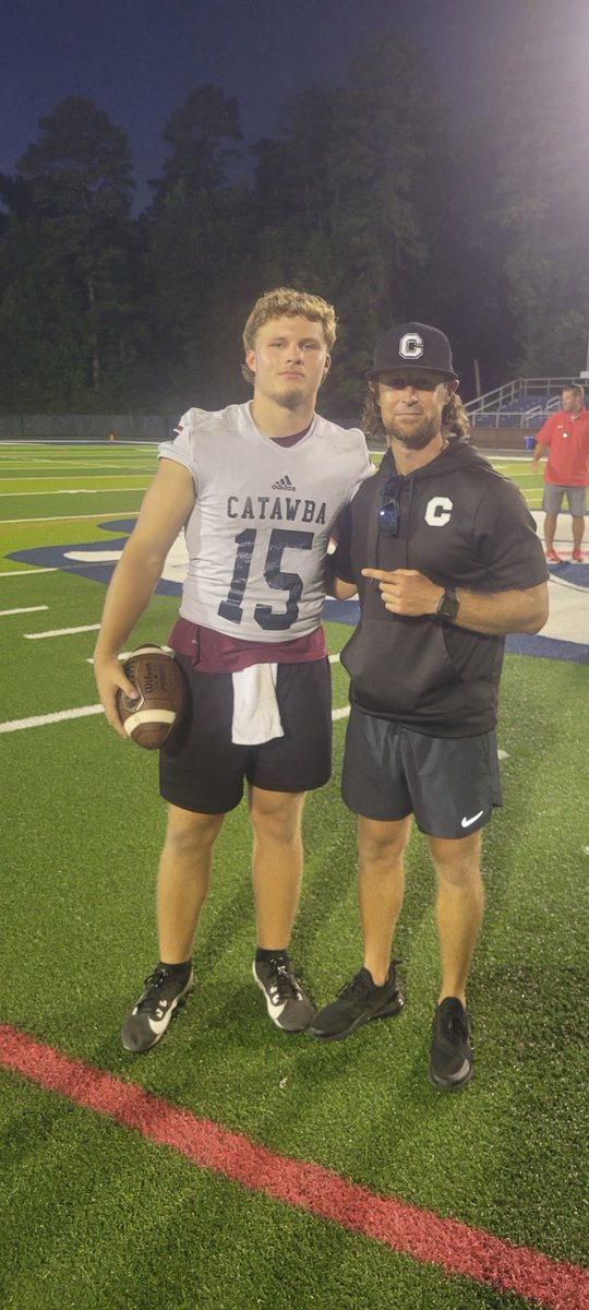 KaliszTrevor's tweet image. Had a great time at the @CatawbaFootball camp! Had some good conversations with coaches! @SwampFoxesFB @JSoftcheck @tyhaines16 @CoachVellucci