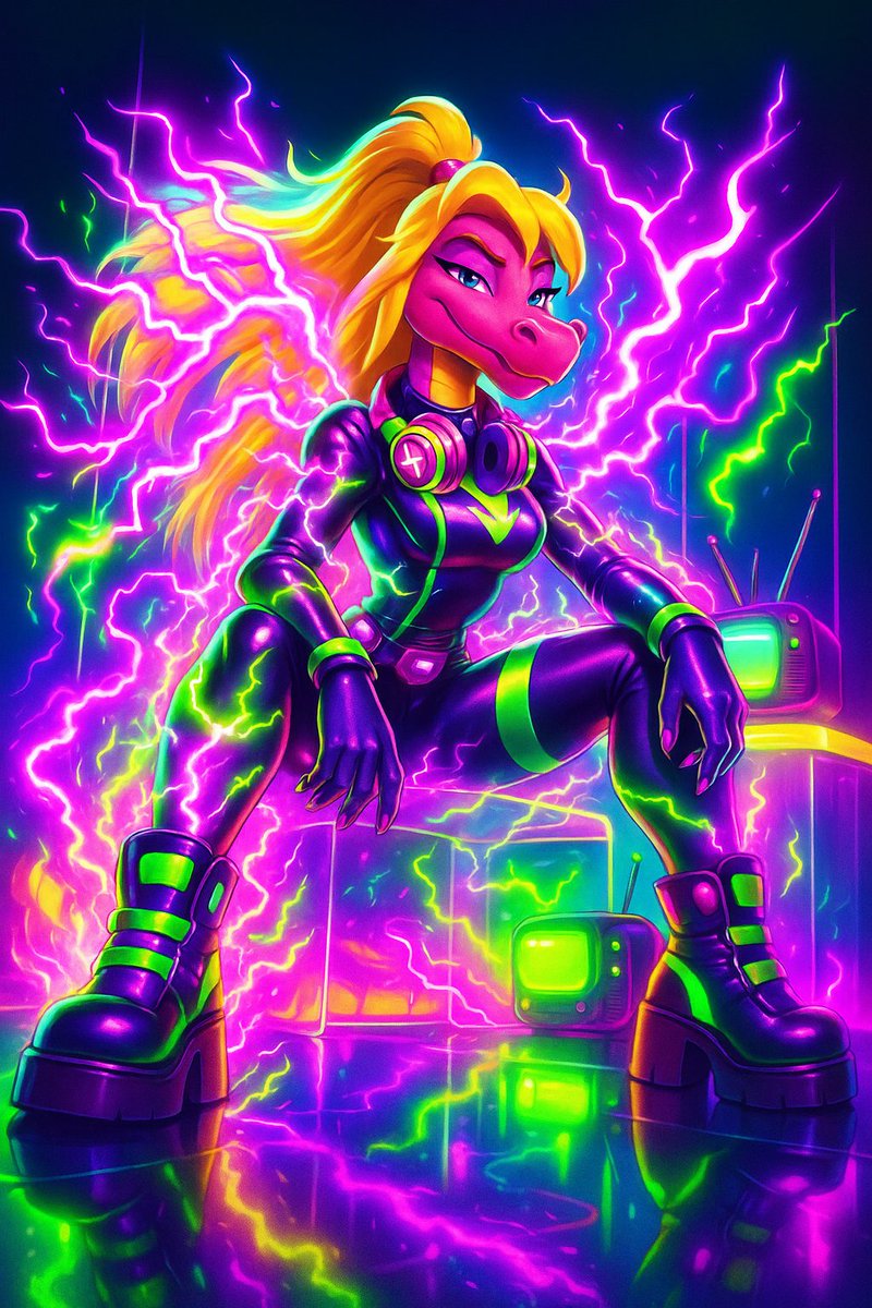 Infinite Volted Icon ⚡️⚡️:⚡️⚡️ 

<a href="/ParisHilton/">Paris Hilton</a>, what do you think of your Dragon? 🙏🏼🔥🐲⚡️

Check her Out on <a href="/opensea/">OpenSea</a> 🌊⛵️

opensea.io/item/ethereum/…