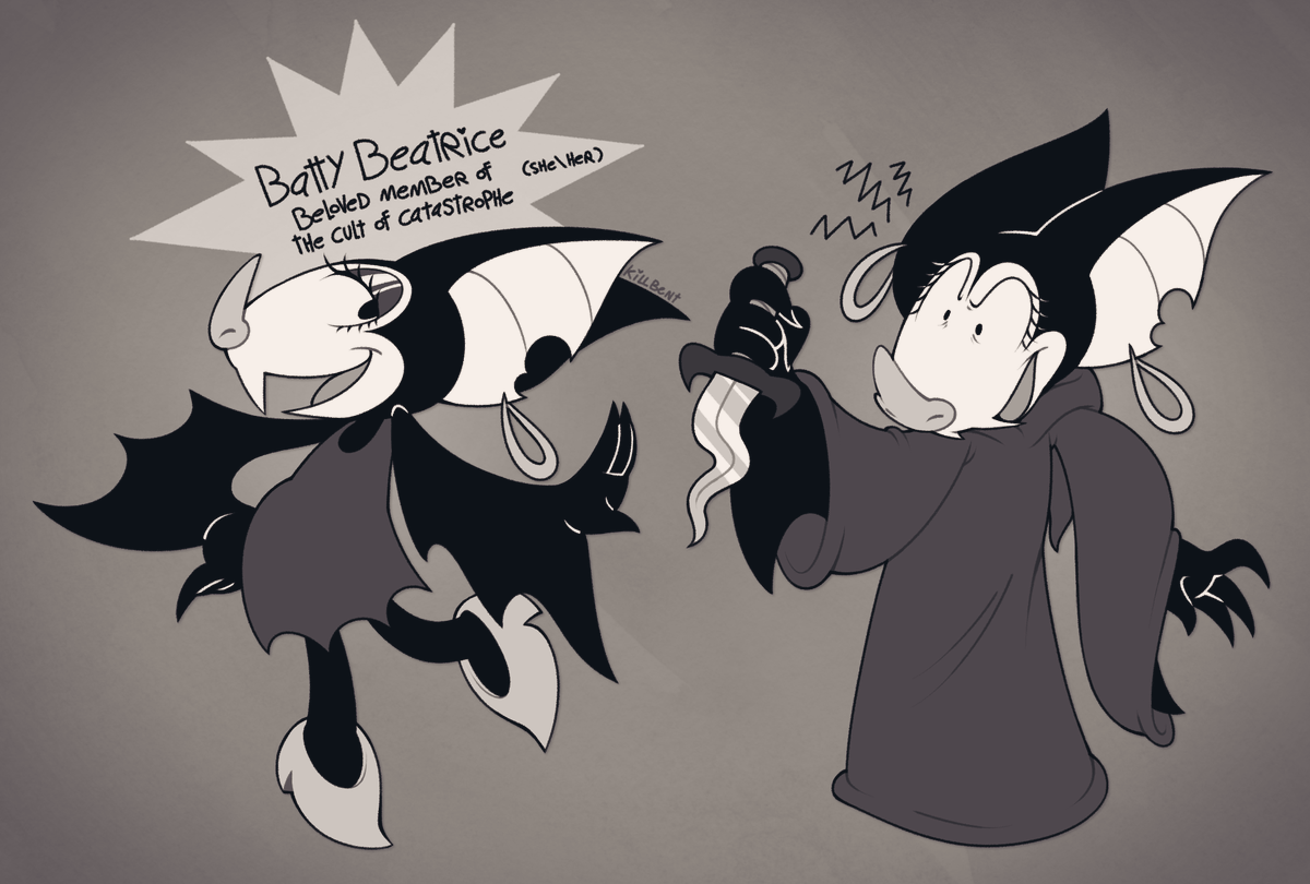 Updated Beatrice's design in preparation for Artfight! She'd been needing an upgrade for a while now.
#OriginalCharacter #Rubberhose #Art