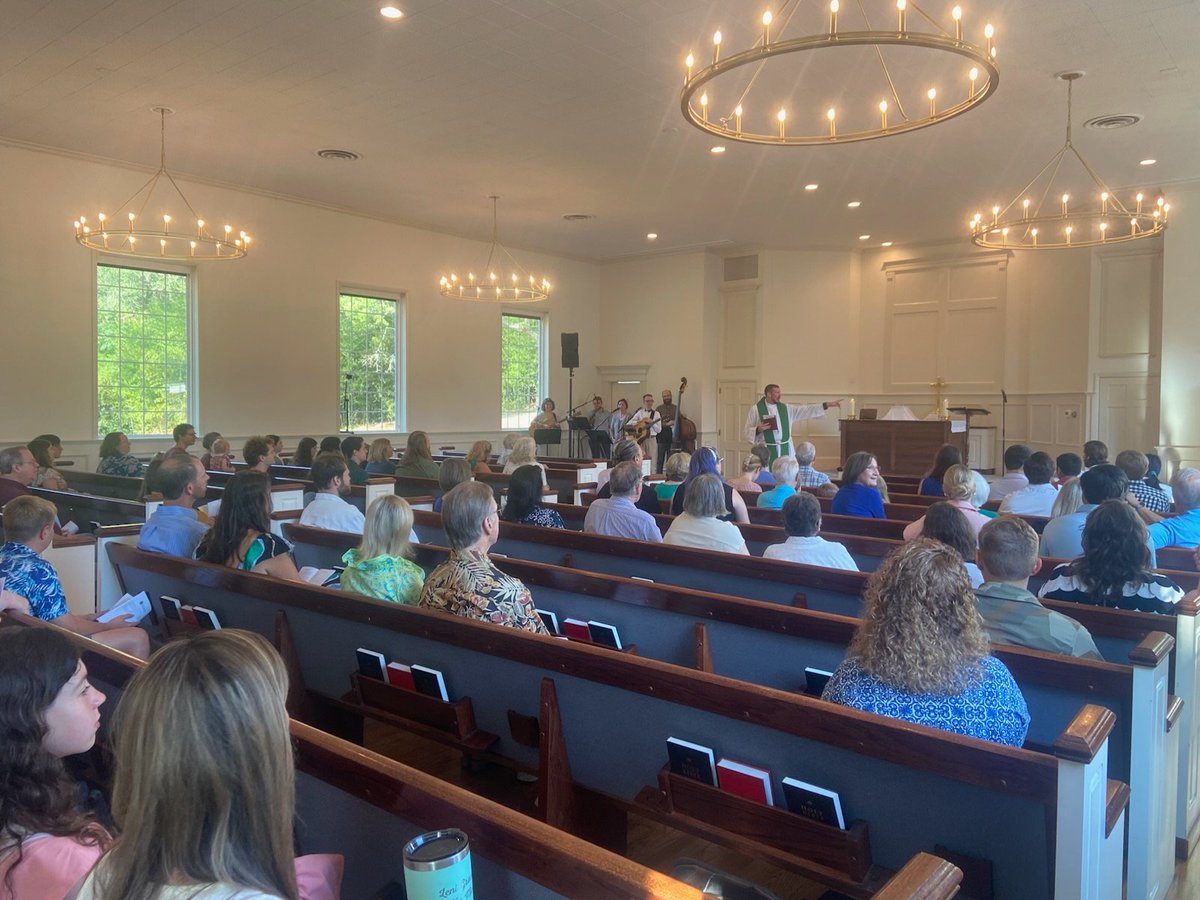 Still humming the Offertory! What an incredible day for <a href="/stacathens/">St. Thomas Anglican</a>  in our new church home. 

Great is Thy faithfulness, Great is Thy faithfulness
Morning by morning, new mercies I see
All I have needed Thy hand hath provided
Great is Thy faithfulness, Lord unto me