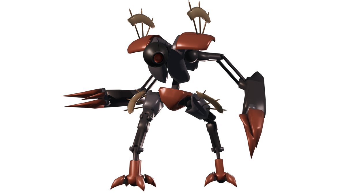CeruleanARTWORK's tweet photo. Getting back into 3d modelling with an original robot design https://t.co/IxMVcwyyas