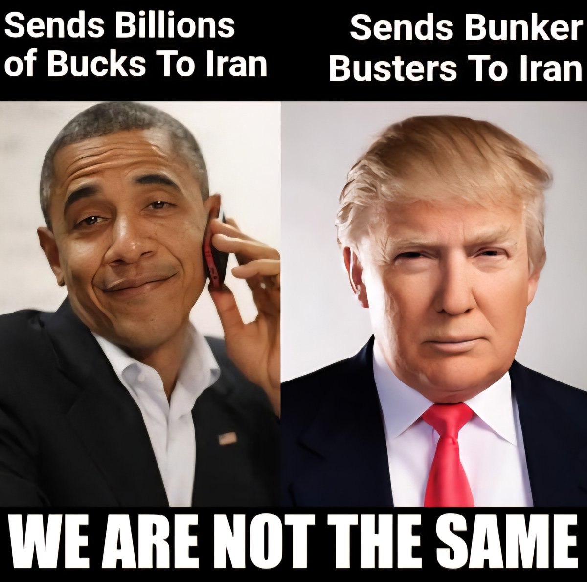 stiletoprincess's tweet image. No, they are not the same: One wanted to fundamentally transform the country... 
The other wants to MAGA🇺🇸