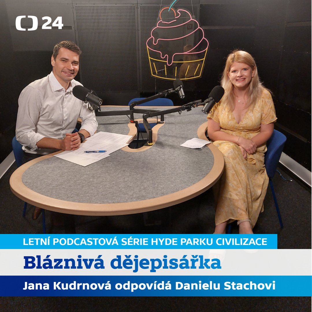 Hyde Park Civilizace (@hpcivilizace) on Twitter photo 2. díl letní podcastové série <a href="/hpcivilizace/">Hyde Park Civilizace</a>!
S Bláznivou dějepisářkou zjistíte: Jak vypadal život středověké princezny? Co způsobil koktejl Bloody Mary? Je potřeba archiválie "vysedět"? A proč je historie cool?
Na všech velkých podcastových platformách a czch.tv/hpcpodcast. 2. díl letní podcastové série <a href="/hpcivilizace/">Hyde Park Civilizace</a>!
S Bláznivou dějepisářkou zjistíte: Jak vypadal život středověké princezny? Co způsobil koktejl Bloody Mary? Je potřeba archiválie "vysedět"? A proč je historie cool?
Na všech velkých podcastových platformách a czch.tv/hpcpodcast.