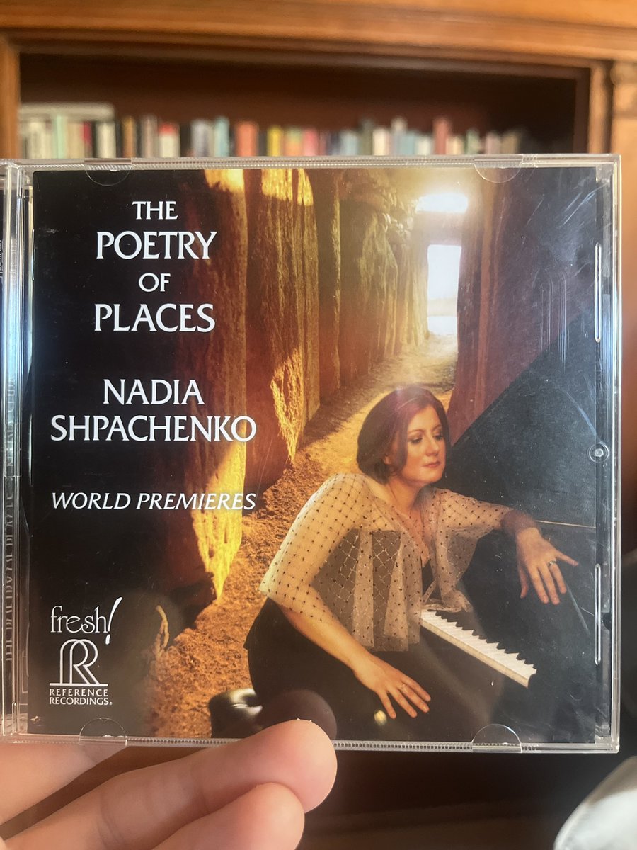 In an attempt to spread good news and vibes, I’m going to post an album a day of musicians that inspire and make the world a better place. 

1st up, Ukrainian-American virtuoso pianist Nadia Shpachenko and The Poetry of Places.