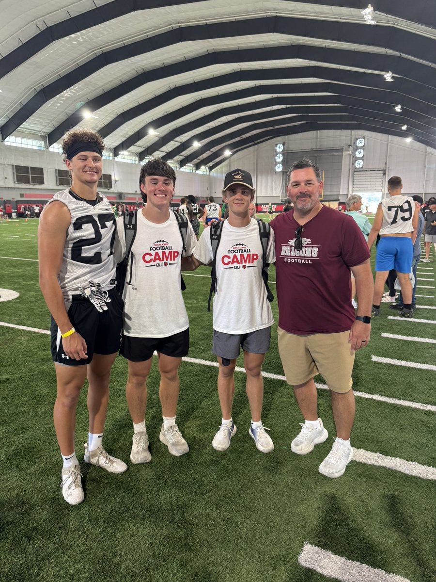 Jake Rainey (@jakerainey24) on Twitter photo Had another great day yesterday at <a href="/AStateFB/">Arkansas State Football</a> camp.
<a href="/CoachTillman_/">Dakota Tillman</a>
<a href="/CoachJoeRocconi/">Coach Joe Rocconi</a>
<a href="/CHSDragonFB/">CHS Dragon Football</a>
<a href="/KohlsSnapping/">Kohl's Snapping Camps</a> Had another great day yesterday at <a href="/AStateFB/">Arkansas State Football</a> camp.
<a href="/CoachTillman_/">Dakota Tillman</a>
<a href="/CoachJoeRocconi/">Coach Joe Rocconi</a>
<a href="/CHSDragonFB/">CHS Dragon Football</a>
<a href="/KohlsSnapping/">Kohl's Snapping Camps</a>