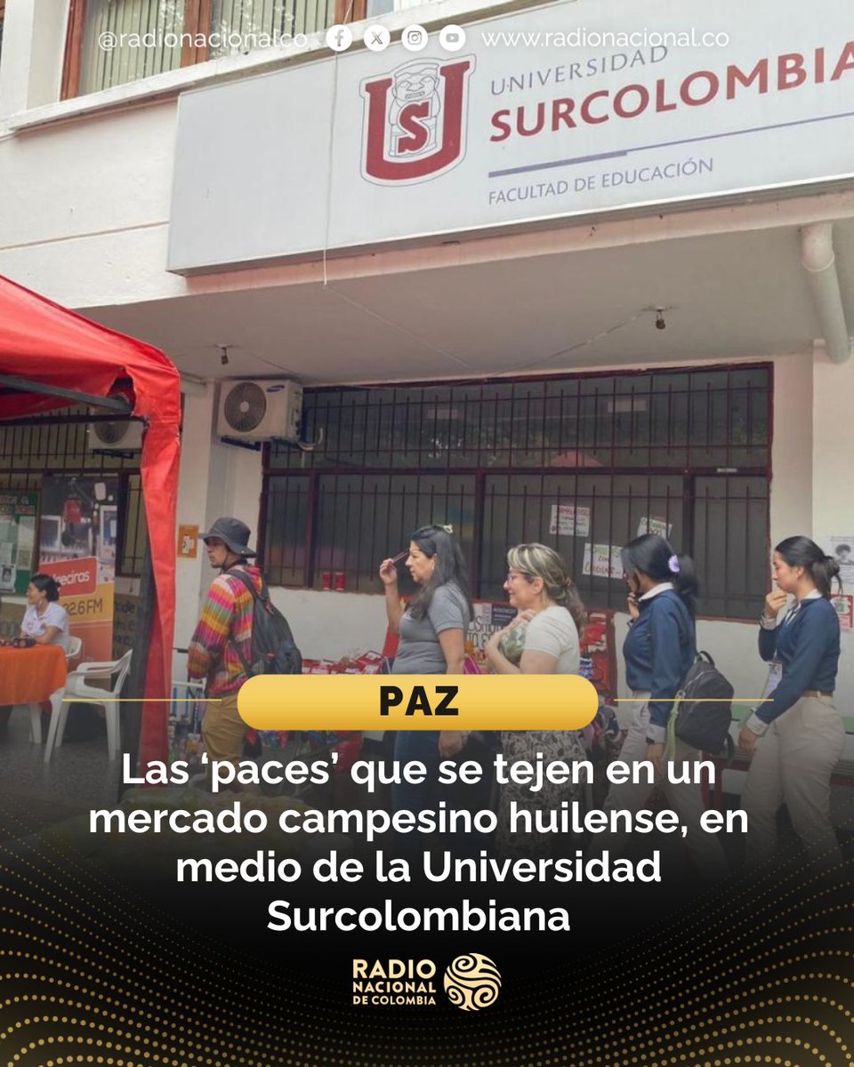 RadNalCo's tweet photo. #Paz Al profesor del Departamento de Psicopedagogía de la Universidad Surcolombiana, Mathusalam Pantevis Suarez, y a otros docentes que se habían puesto las botas para recorrer los entornos rurales del Huila, los campesinos y campesinas les dijeron:

“Necesitamos que ustedes como universidad, que hacen parte de un territorio que históricamente ha estado en conflicto, muestren que nosotros estamos tejiendo la paz y esa paz se lleva a través del alimento a la ciudad”.

Lee la nota completa aquí: https://t.co/HSVkflHUu8