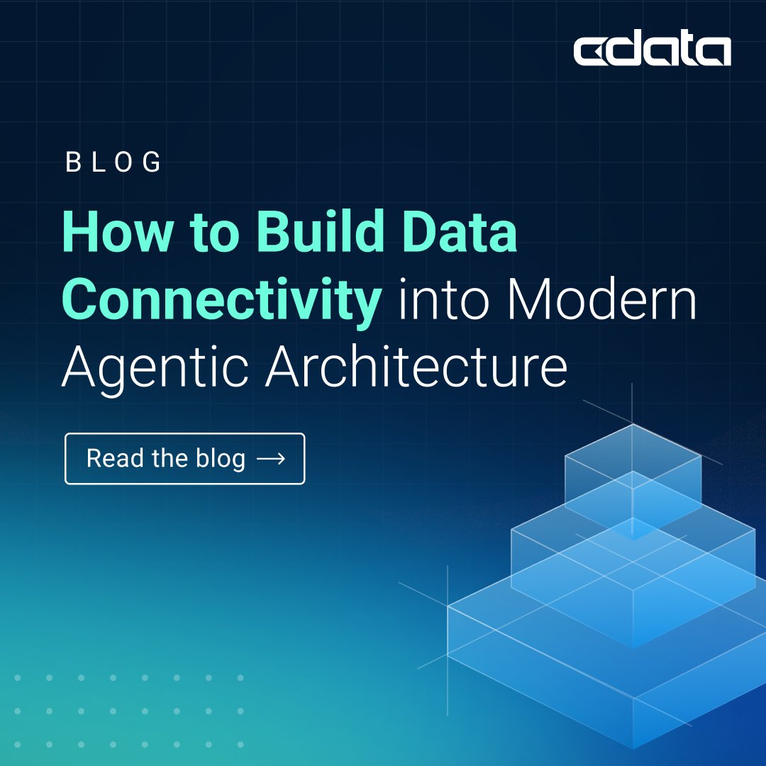cdatasoftware's tweet image. Your AI agent is only as good as its data access: bit.ly/3HZNJdu

Build smarter, more connected agentic systems with CData&apos;s embedded connectors + MCP.

#AI #AgenticArchitecture #EnterpriseData