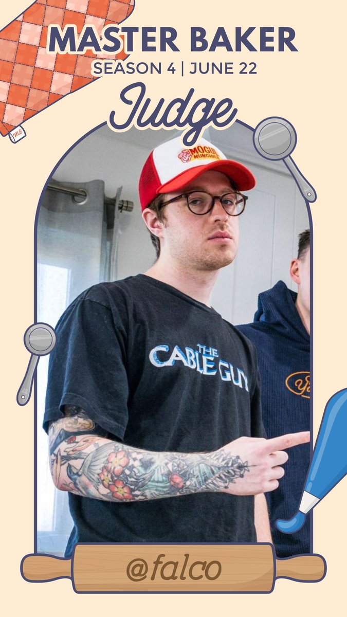 Master Baker Finale.

3:30pm PST.

Judges:
<a href="/Kkatamina/">Miyoung</a> 
<a href="/TinaKitten/">tina :D</a> 
<a href="/FoolishGamers/">Foolish Gamers</a> 
<a href="/falco/">nick v</a> 

Who will win this season of Master Baker? 

twitch.tv/qtcinderella