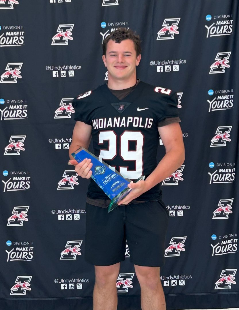 Stephen Winkler (@swinklermchs27) on Twitter photo After a great visit, I am grateful to receive an offer from <a href="/UIndyFB/">UIndy Football</a>. Thanks for having me out! #GoGreyhounds
<a href="/CoachBlackmon50/">Rahju Blackmon</a> <a href="/KeeversChris/">Chris Keevers</a> <a href="/Jordanlynch06/">Jordan Lynch</a> <a href="/JennyCz27/">Jenny Czerwonka</a> <a href="/CaravanFootball/">Caravan Football</a> After a great visit, I am grateful to receive an offer from <a href="/UIndyFB/">UIndy Football</a>. Thanks for having me out! #GoGreyhounds
<a href="/CoachBlackmon50/">Rahju Blackmon</a> <a href="/KeeversChris/">Chris Keevers</a> <a href="/Jordanlynch06/">Jordan Lynch</a> <a href="/JennyCz27/">Jenny Czerwonka</a> <a href="/CaravanFootball/">Caravan Football</a>
