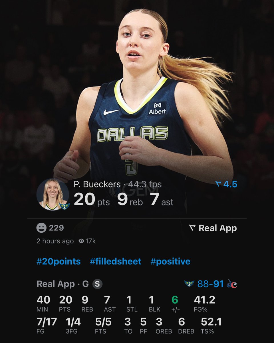 realapp's tweet photo. Paige Bueckers is the fastest player in WNBA history to reach:

200+ PTS
50+ REB
50+ AST https://t.co/VlQB70bi14
