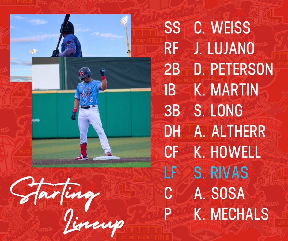 Who’s excited for giveaways &amp; post game base running?!! 🎁⚾️

6:06pm (Gates Open 5pm)
🏟️ La Moderna Field
🆚 Kansas City Monarchs
🎟️ railroaderbaseball.com
📺 bit.ly/442TDTK

#AllAboard | #railroaderbaseball