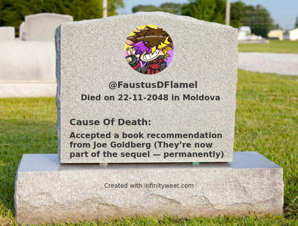 This is how and when I will die

⠀➡️ infinityweet.com/dumb-ways-to-d…