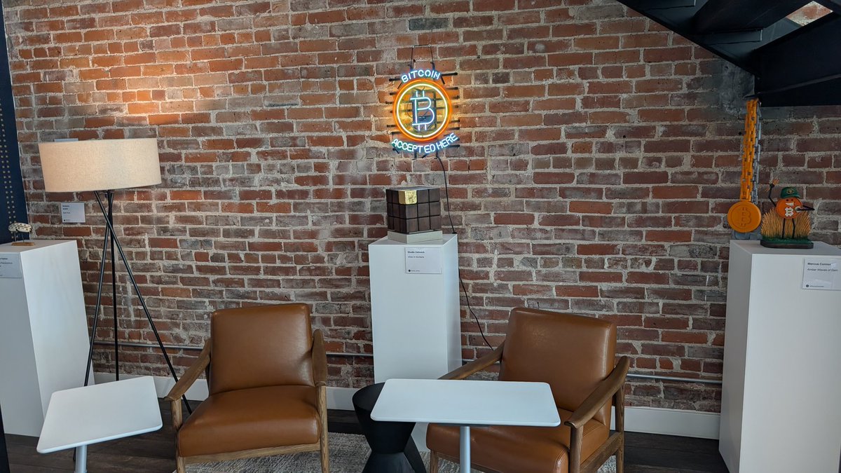 bitcoin sculpture garden