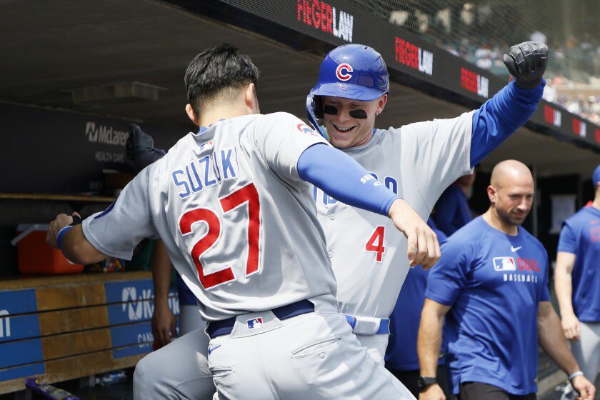 PCA and Seiya Suzuki are the first Cubs duo since Anthony Rizzo and Kris Bryant to have 20+ HR each before the All-Star Break since 2016 🤩