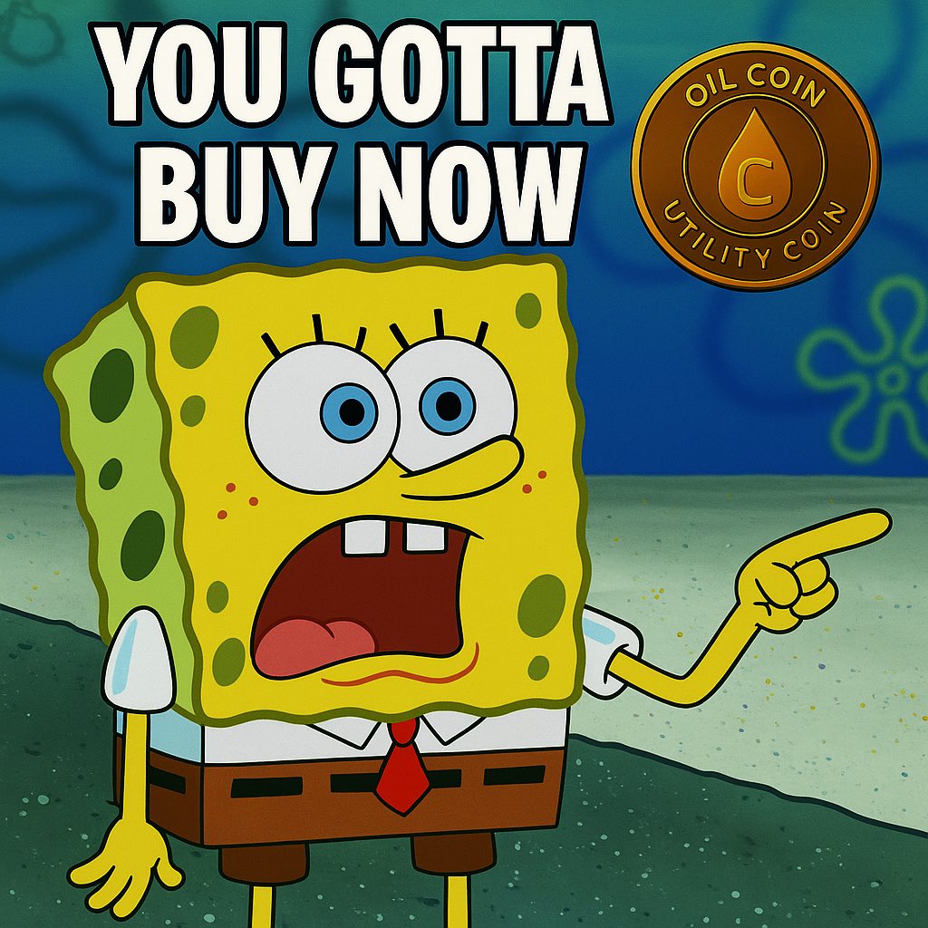 M_DrewGordon's tweet photo. 🧽 “YOU GOTTA BUY NOW!”
📈 OILCOIN is heating up —
+46% 24H • 580+ holders • $158K volume
💧 Liquidity locked.
🧠 Meme-powered.
🛢️ Real utility.
Don’t wait for the breakout to hit the headlines.
👇 Get in before the border nises.
#OilCoin #ProjectC3 #CryptoMeme #Solana #DeFi https://t.co/HXyxEYfUDX