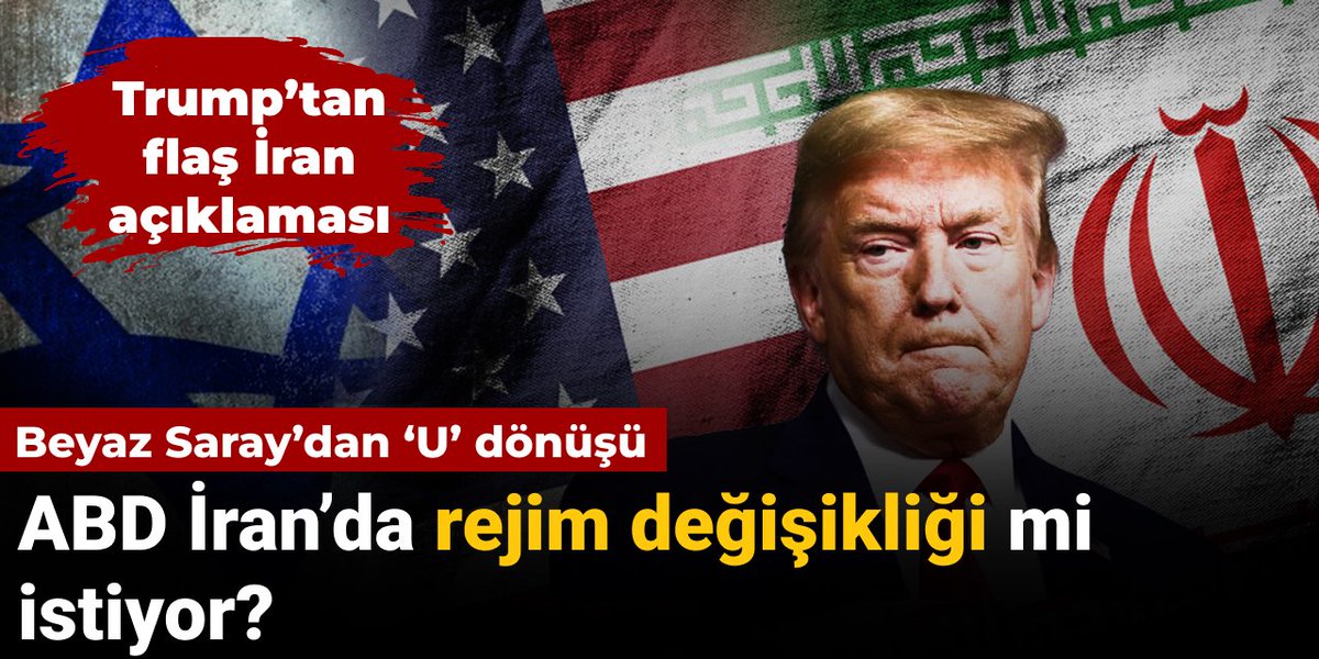 Trump’tan flaş İran’da rejim değişikliği açıklaması: ABD politikasını değiştiriyor mu? 

halktv.com.tr/dunya/trumptan…