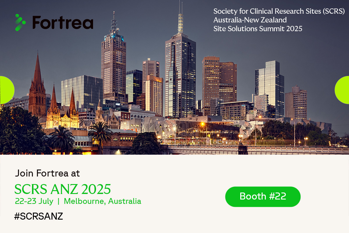 SCRS Australia-New Zealand Site Solutions Summit 2025 takes place July 22-23 in Melbourne. Our team will be on hand to discuss clinical development and site solutions. Visit us at booth 22 or schedule some time to connect. 
fortrea.com/insights/event…
#SCRSANZ #ClinicalResearch