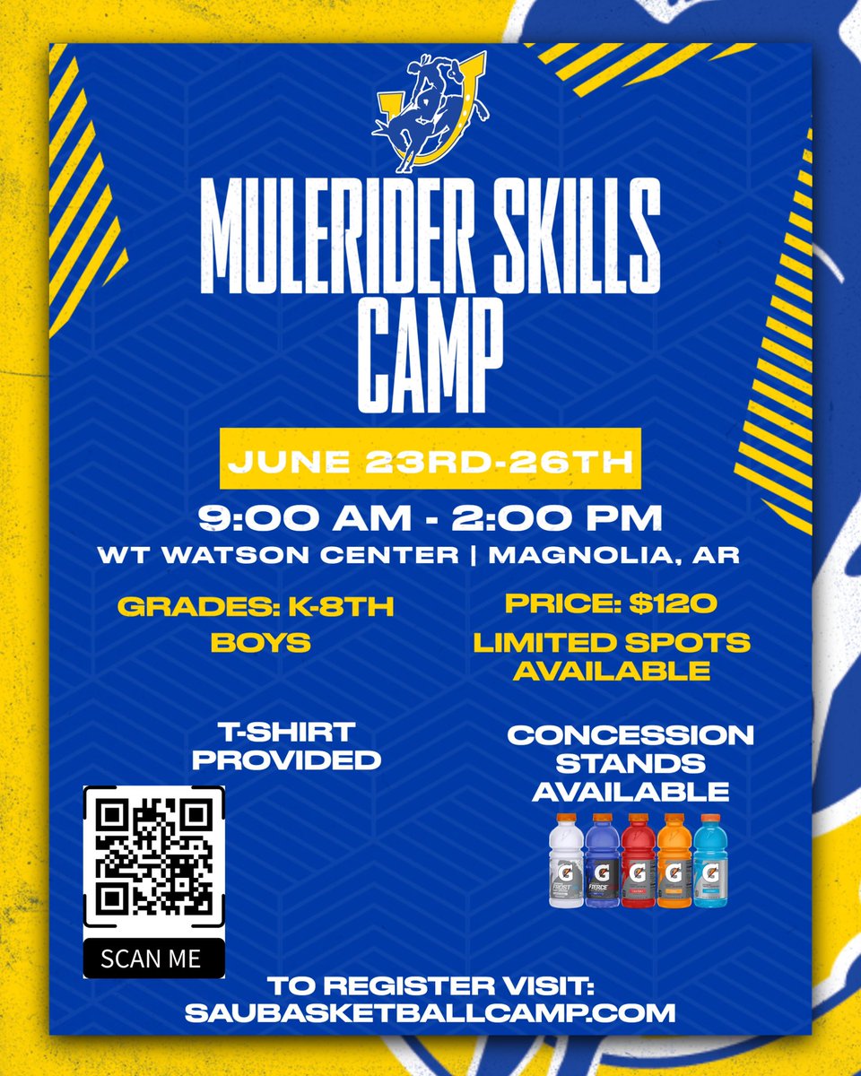 🚨Attention Campers🚨

It’s official! Camp starts tomorrow! Can’t wait to get started. Walk ups are welcomed!!🔵⚪️🟡