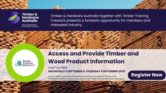 MasterGrocers's tweet photo. Enrol Now! Our Timber Training Courses are now open for registration! Whether you're new to the industry or looking to sharpen your skills, these sessions are designed to build confidence and capability across the timber sector.
Register now: https://t.co/XKiCEbLr4p https://t.co/ip39eSyBiH