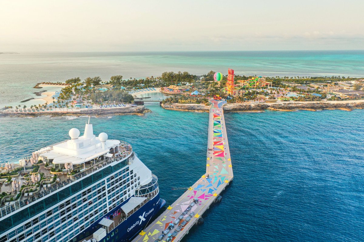 Discover your slice of paradise with Celebrity Cruises 🌴✨ From the flavorsome thrills of island eats to our private Overwater Cabanas, every spot is a treat. Dive into adults-only bliss at Hideaway Beach or soak up the vibes at Coco Beach Club 🍹🌊 #CocoCay
