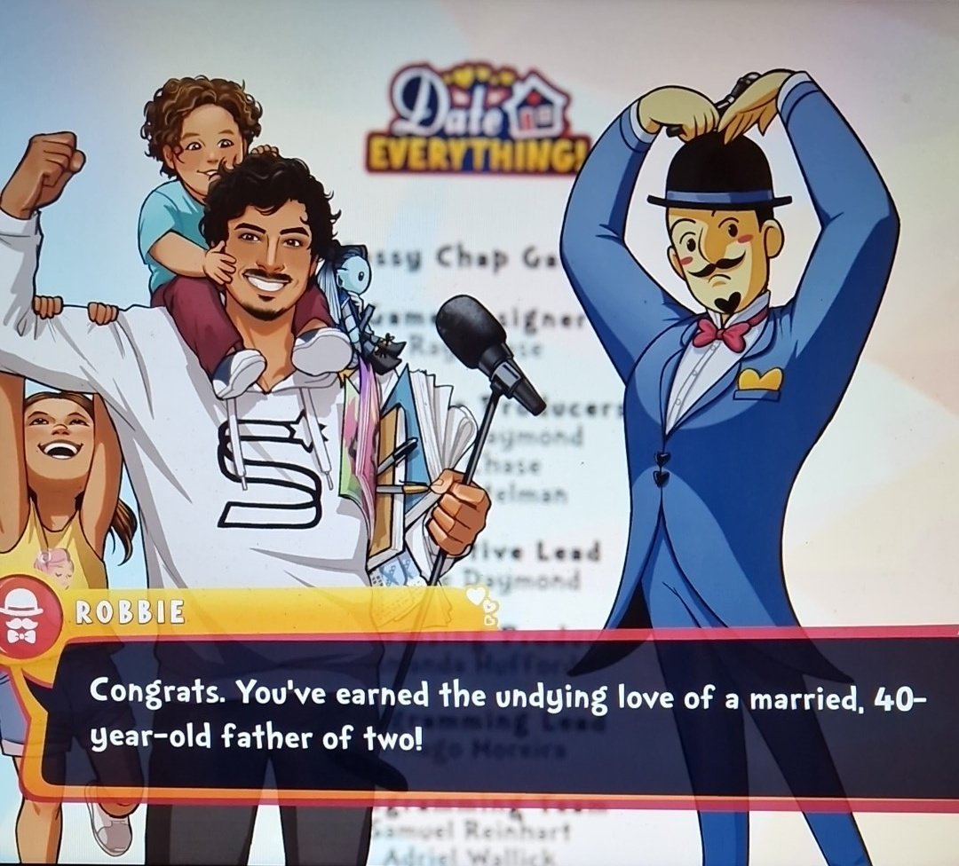 beolivetree's tweet photo. @robbiedaymond @DateEverything 
I have no words, this is just the best game. https://t.co/DYZXJqTm28