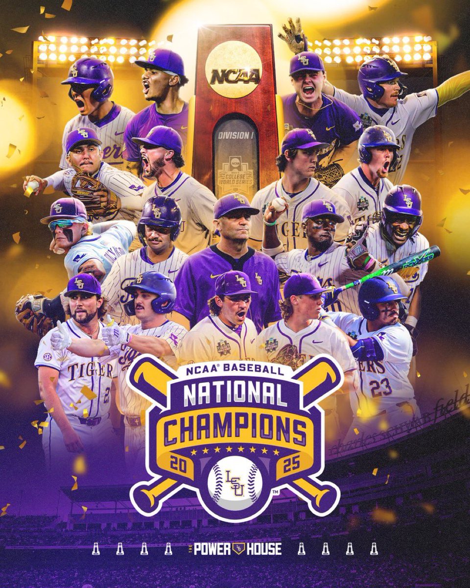Congratulations <a href="/LSUbaseball/">LSU Baseball</a> on winning the 2025 <a href="/NCAABaseball/">NCAA Baseball</a> National Championship!

PitchCom is proud to have been a partner for the past 2 MCWS Championships brought home to Baton Rouge. <a href="/LSUCoachJ/">Jay Johnson</a> &amp; his staff are 1st Class!!!

<a href="/d1baseball/">D1Baseball</a> 

<a href="/SEC/">Southeastern Conference</a> 

#ChampionsChoosePitchCom