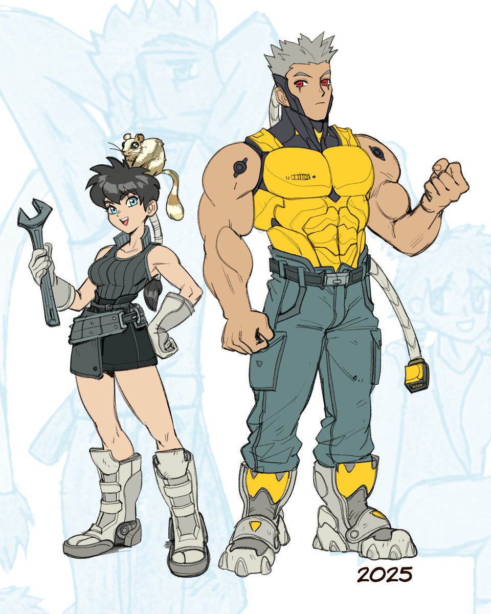 Guilherme Freitas (@canalbrushrush) on Twitter photo Essa dupla são personagens que criei 20 anos atrás, e em parceria com o <a href="/clipstudiopaint/">CLIP STUDIO PAINT</a> consegui trazê-los de volta, em novo estilo! 🤩 Aproveite que o programa tá com até 60% de desconto até as 5h da manhã do dia 26/06! #clipstudiopaint #CSP #sponsored #cspillustration Essa dupla são personagens que criei 20 anos atrás, e em parceria com o <a href="/clipstudiopaint/">CLIP STUDIO PAINT</a> consegui trazê-los de volta, em novo estilo! 🤩 Aproveite que o programa tá com até 60% de desconto até as 5h da manhã do dia 26/06! #clipstudiopaint #CSP #sponsored #cspillustration