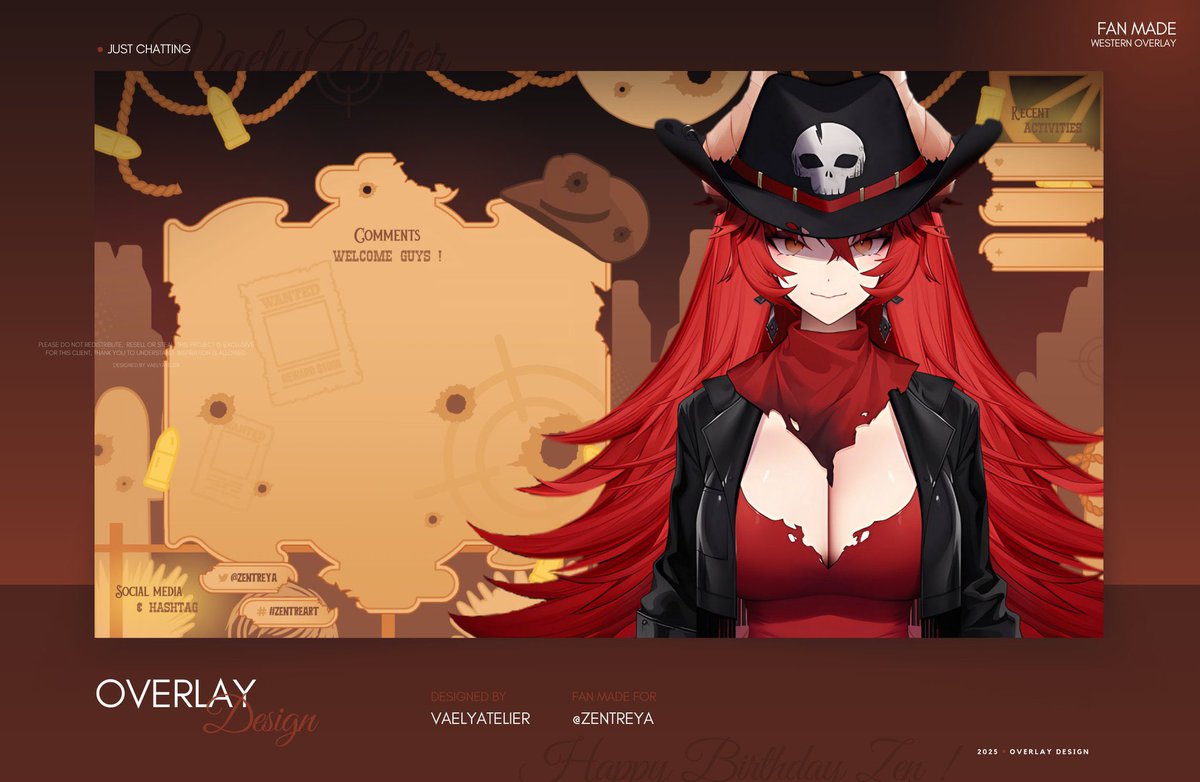 vaelyatelier's tweet photo. Art Train !! 💗 TCHOUUU TCHOU !! 🚂
Welcome everyone to the VaelyAtelier stop, you can see a Beach Overlay for #samekosaba, a Western-style Overlay for the magnificent #zentreya, a seabed Overlay for the beautiful #shylilytwitch and a marine ruin Overlay for the best #baovtuber ✨
(Yes, I may have played the game a little too much 🥹)
🚂 Next stop :
@akamestudio
@l__gfx
@chizugraphics
@smolshushi