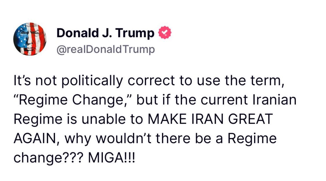 avaavaavin's tweet photo. #MIGA
Make Iran Great Again
#KingRezaPahlavi https://t.co/b0fU99cPfZ