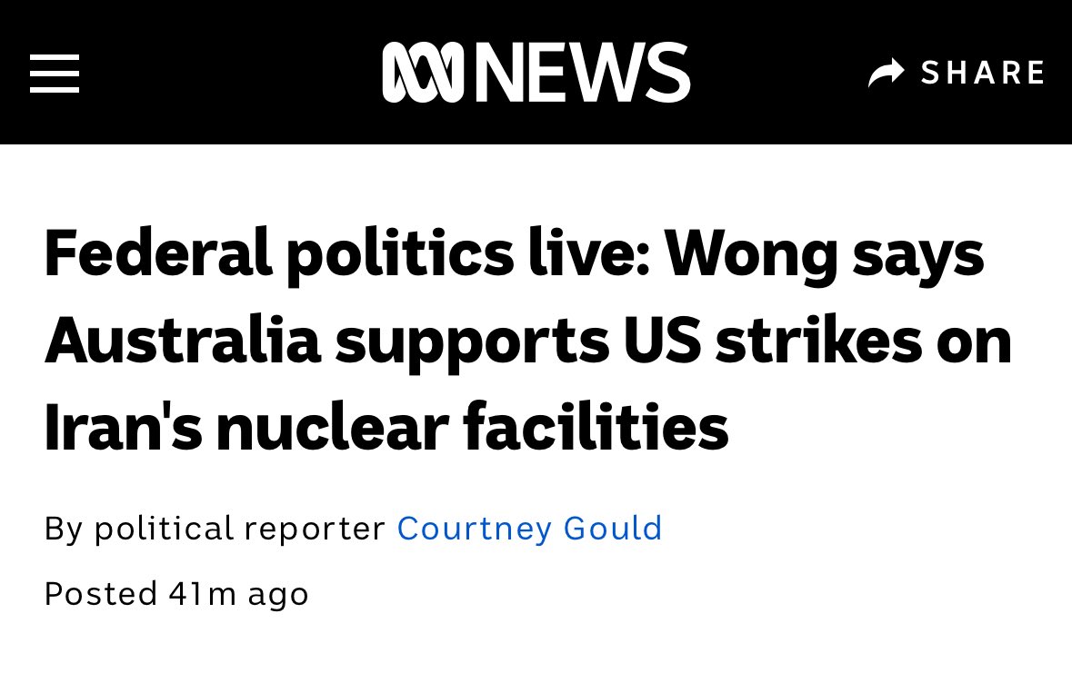 Australia really about to follow the dumbest man alive into war