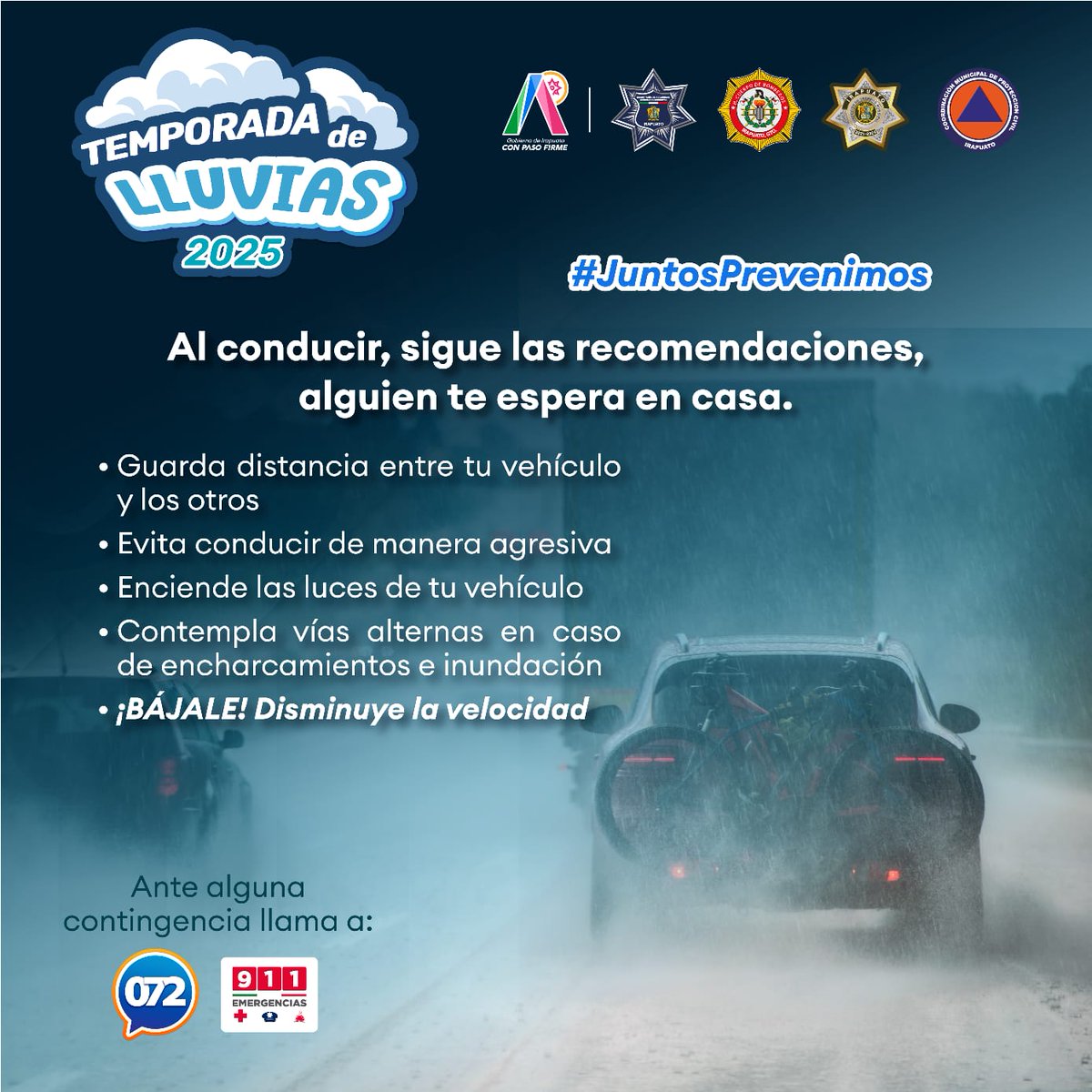 segpublicaira's tweet photo. #PCInforma 🧑‍🚒 | Este domingo se esperan lluvias fuertes a intensas en el municipio de Irapuato.

🗑️ Revisa la limpieza en los desagües. 

📲 Presta atención a las indicaciones de las autoridades.

⚡ Evita refugiarte debajo de árboles o postes de luz. https://t.co/NKi8Bngudu
