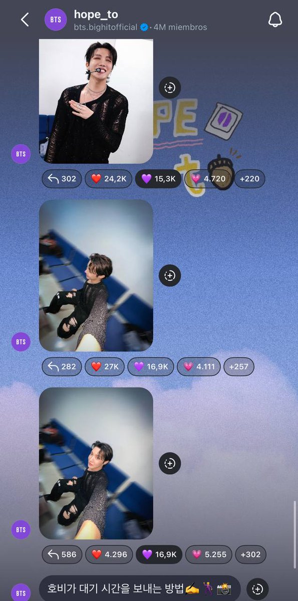 NancySa75426635's tweet image. Actualización del canal #HopeTo de BTS en Instagram | 250622

💜: Cómo Hobi pasa su tiempo de espera ✍️🕺📸 .

Link del canal: instagram.com/channel/AbYmW6…