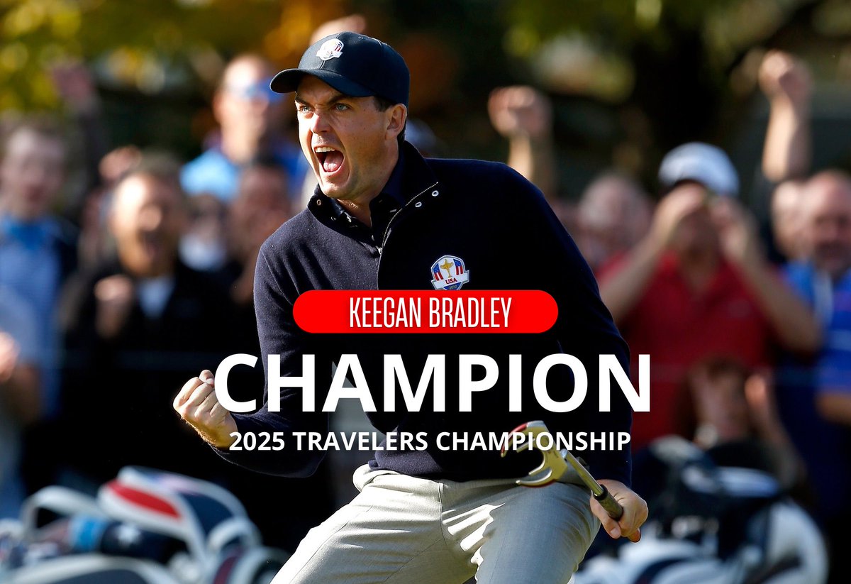 Barstool St. John’s (@sjubarstool) on Twitter photo RYDER CUP CAPTAIN AND JOHNNIE ALUM KEEGAN BRADLEY HAS WON THE 2025 TRAVELERS CHAMPIONSHIP CONGRATS RYDER CUP CAPTAIN AND JOHNNIE ALUM KEEGAN BRADLEY HAS WON THE 2025 TRAVELERS CHAMPIONSHIP CONGRATS
