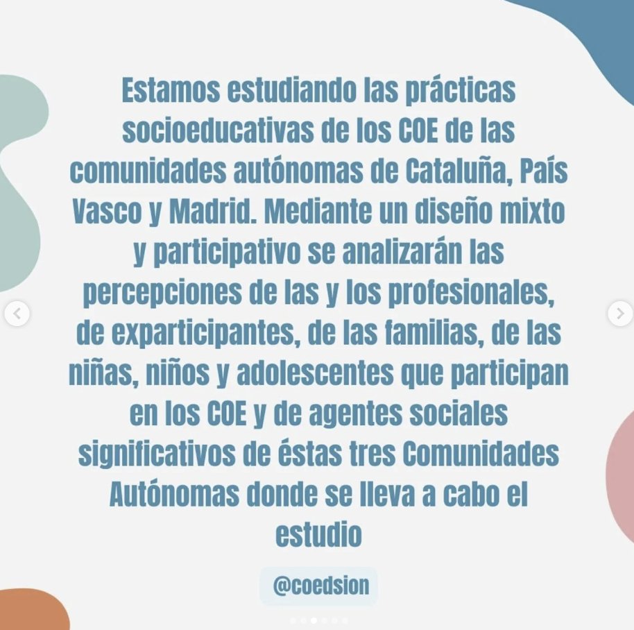 coedsion's tweet photo. ¿CONOCES COEDSION? Desliza ➡️ para descubrir nuestro proyecto de investigación sobre diversidad cultural en los Centros de Ocio Educativo (COE) del País Vasco, Cataluña y Madrid. Te contamos más sobre los objetivos y qué estamos estudiando 🎯ℹ️+ info en: https://t.co/DjLWAFFtZ9 https://t.co/r9g7x5QaBb