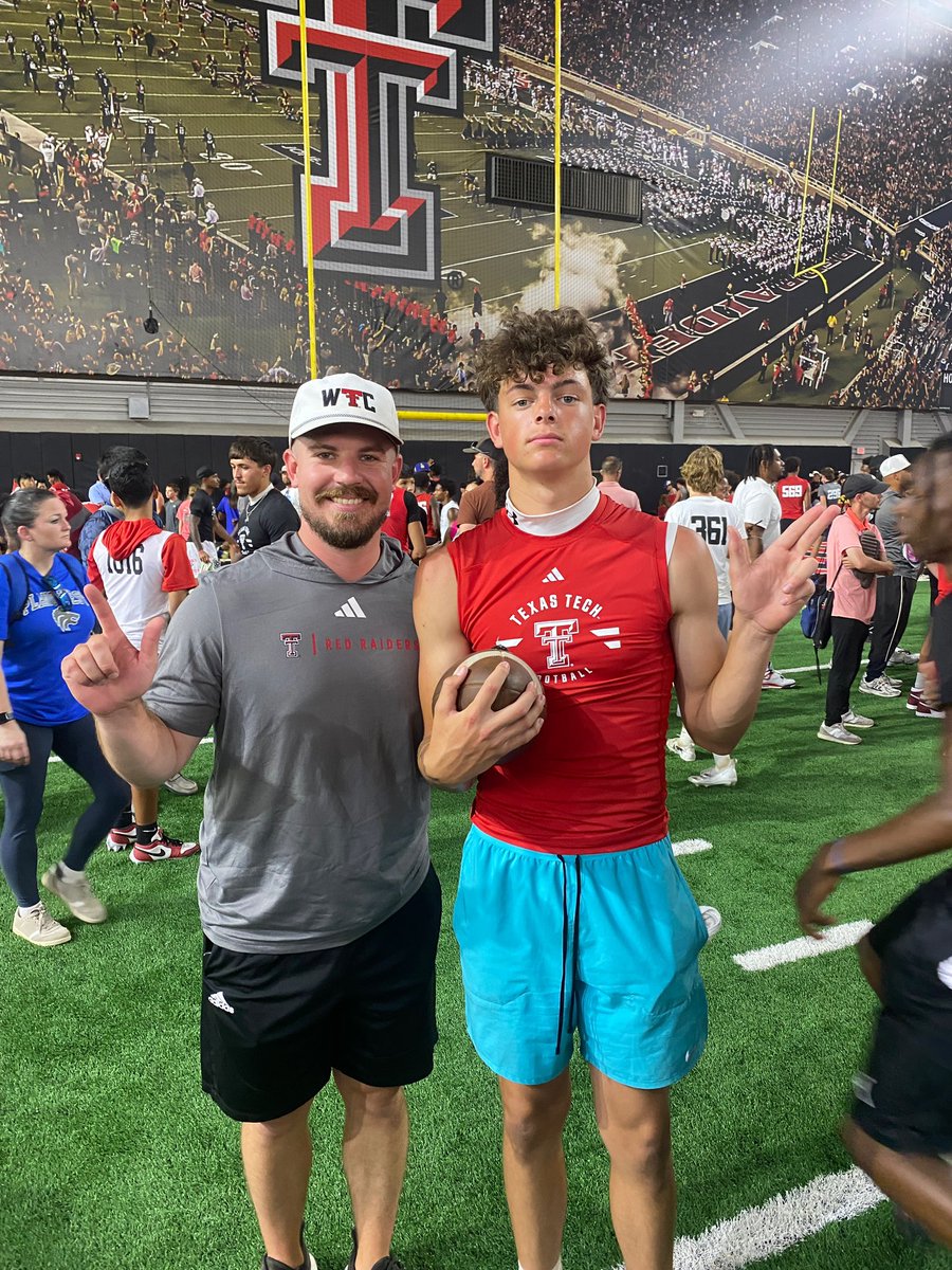 Brycen Booth (@brycen_booth) on Twitter photo Had a great time <a href="/TexasTechFB/">Texas Tech Football</a> camp!! Thank you to Coach <a href="/JoeyMcGuireTTU/">Joey McGuire 🌵</a>, and <a href="/Coach_Leftwich/">Mack Leftwich</a> for the great learning experience! Good luck on the upcoming season! <a href="/ELDO_FB/">Aztecs Football</a> <a href="/Prep1USA/">PREP1</a> <a href="/Quincy1Q/">Quincy</a> <a href="/Coach1Martinez/">Frank Martinez</a> <a href="/Coach_Macias/">Coach Andrew Macias</a> <a href="/TopViewFit/">Top View Fitness</a> Had a great time <a href="/TexasTechFB/">Texas Tech Football</a> camp!! Thank you to Coach <a href="/JoeyMcGuireTTU/">Joey McGuire 🌵</a>, and <a href="/Coach_Leftwich/">Mack Leftwich</a> for the great learning experience! Good luck on the upcoming season! <a href="/ELDO_FB/">Aztecs Football</a> <a href="/Prep1USA/">PREP1</a> <a href="/Quincy1Q/">Quincy</a> <a href="/Coach1Martinez/">Frank Martinez</a> <a href="/Coach_Macias/">Coach Andrew Macias</a> <a href="/TopViewFit/">Top View Fitness</a>