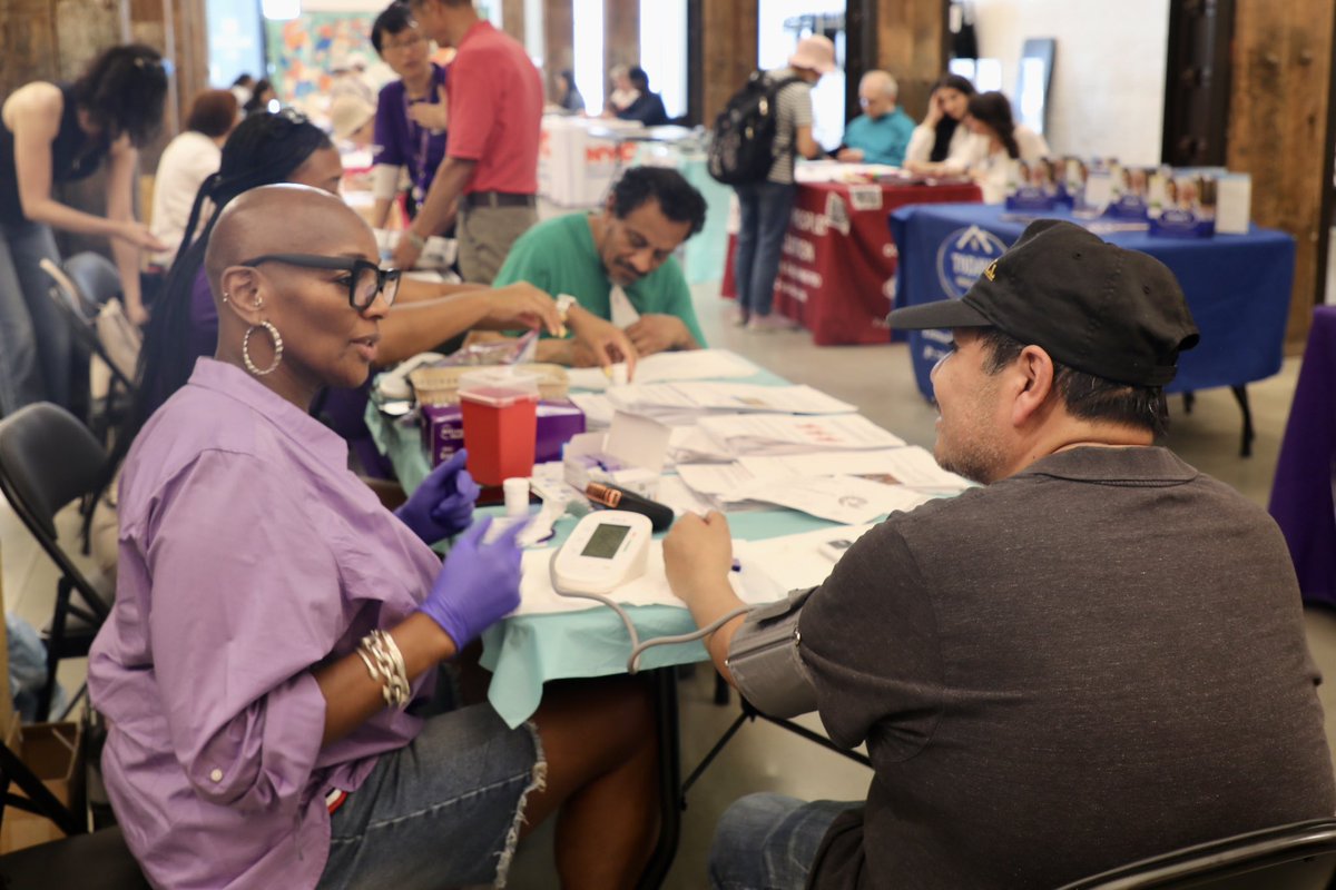 raisinghealth_'s tweet photo. What a lovely day for a health fair! ☀️ Yesterday, RaisingHealth held our day of action and 15th anniversary celebration at MADE Bush Terminal, providing free health screenings, healthy groceries, and social service resources, tailored for our immigrant community members. 🫂❤️ https://t.co/VBbHZbZ6ar