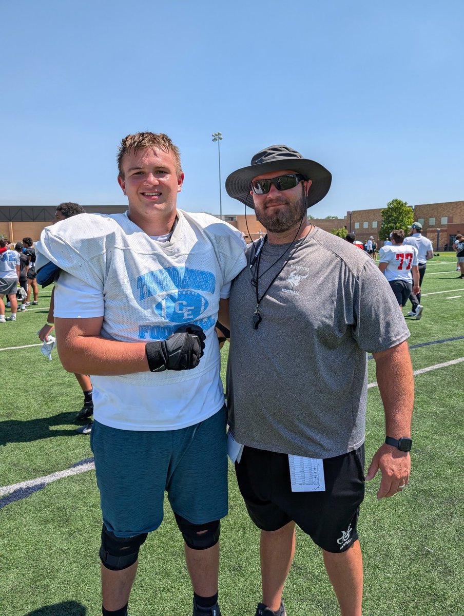 Thanks <a href="/Coach_Wikre/">Trevor Wikre</a> for evaluating me at the UNC mega camp always good to see you.
